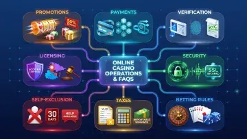 Online Casino FAQs: Promotions, Payments, Verification, Licensing, Security, Self-Exclusion, Taxes and Betting Rules